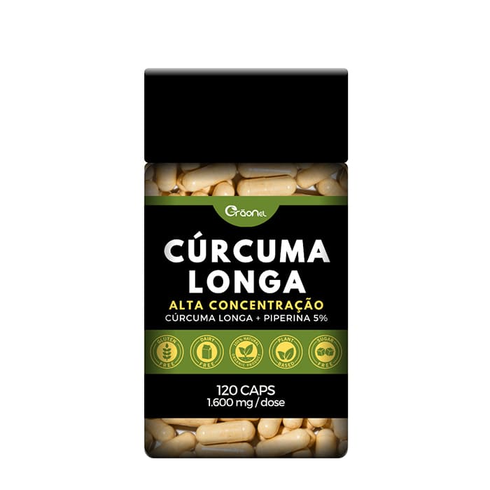 Cúrcuma longa com Piperina