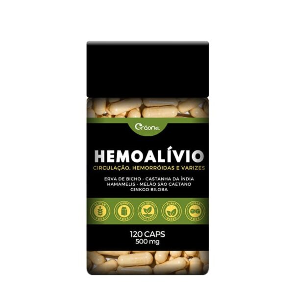 HEMOALÍVIO- POTE Premium – 120 cápsulas