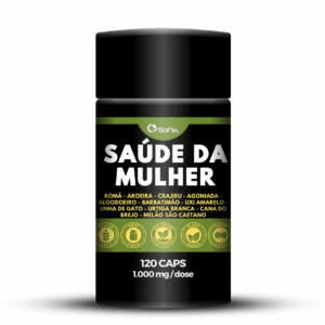 Saúde da Mulher – Tratamento Natural de problemas íntimos femininos – 500 mg – 120 cápsulas.